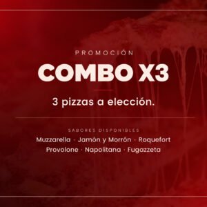 Combo X3 de pizzas congeladas PWAY
